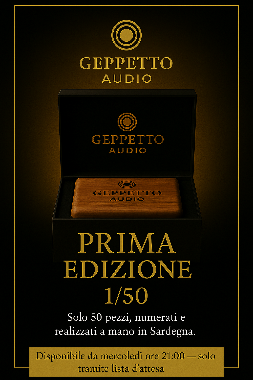 Geppetto Audio NR 1 Prima edizione 1/50